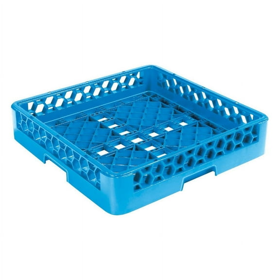 Carlisle OptiClean Full Size Flat Bowl Rack Blue, 19.75" Length x 19.75" Width x 4" Depth, Polypropylene | 1/Each