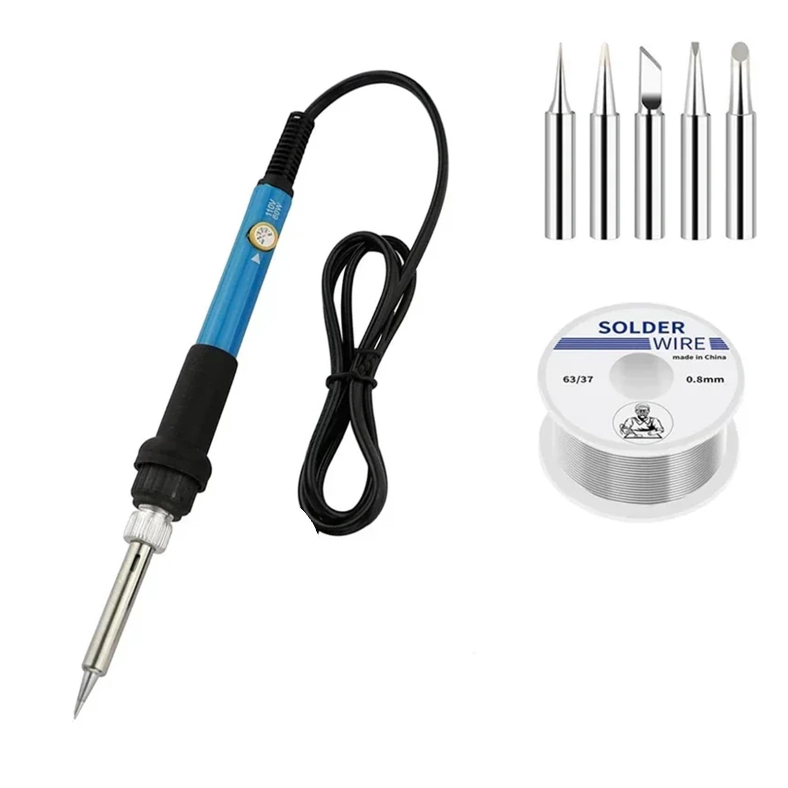 Soldering Iron Adjustable Electric Tin Welder Temperature Station Solder 60W Welding Rework Heat Pencil Tips Tools ,Heat Dissipation Efficiently