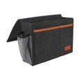 thumbnail image 3 of Bolsa de almacenamiento para mesita de noche, organizador de almacenamiento para mesita de noche, revistero multifuncional, Gris oscuro, 3 of 9