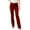 Red, variant on Pants for Women Dress Pants for Women Stretch Waist Warm up Winter Running Flare Stretchy Pant Outfit Linen Wardrobe Designer Outfit Navy L