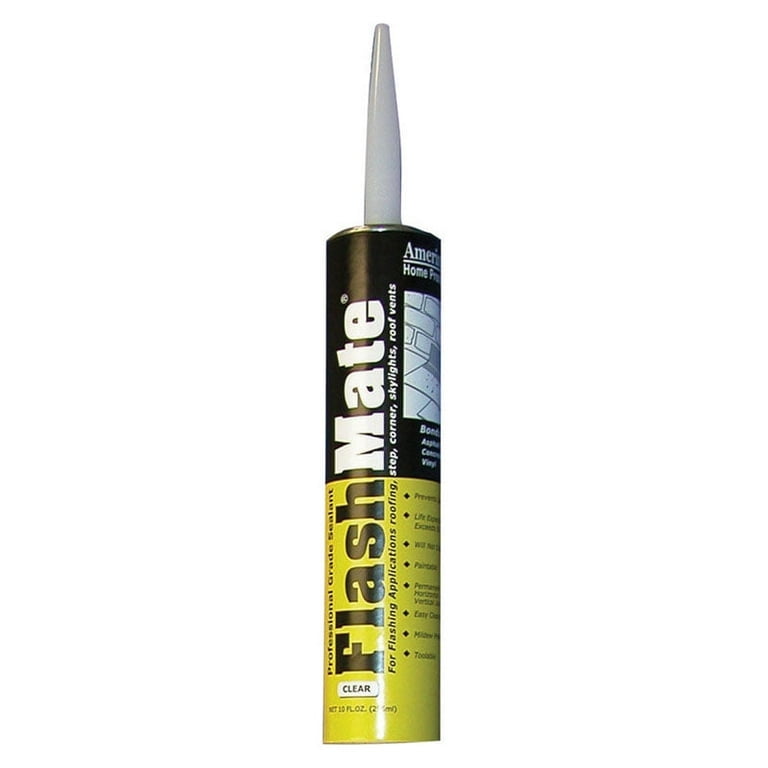 FlashMate 10 oz. Clear Flashing Sealant FlashMate 10 oz. Clear Flashing Sealant