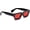 A-black/Red, variant on Trendy Square Sunglasses for Men Women Fashion Thick Rectangle Sun Glasses UV Protection Shades Designer Style