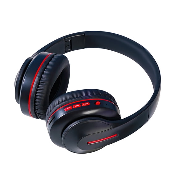 Tarmeek Bluetooth Headphones Over-Ear,Foldable Wireless And Wired Stereo Headset Micro TF,FM For Cell Phone,PC,Soft Earmuffs & Light Weight For Prolonged Wearing