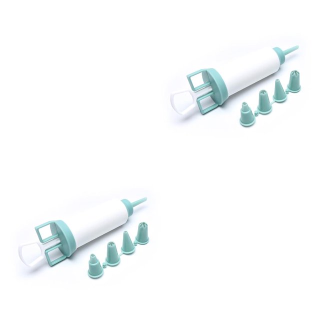 Bearachild Juego de 5 uds de herramientas para decoración de tartas, bolígrafo profesional para crema de mantequilla, boquillas para glaseado de Type3 NO3