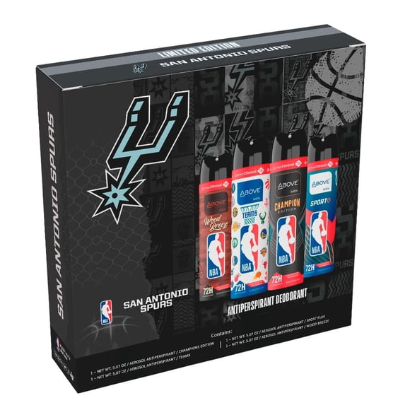 Desodorante NBA San Antonio Spurs Pack de 4 - 150 ml