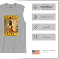thumbnail image 6 of Champanzini Bananini Men's Muscle Shirt Fun Italian Brainrot Gen Z Alpha Meme, 6 of 7