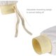 thumbnail image 2 of Manoplas para recién nacidos, 3 pares, resistentes a los arañazos, de algodón, ajustables, para niños pequeños de 0 a 10 meses, 2 of 3