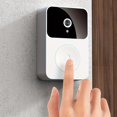 thumbnail image 1 of HLONK 1pc Wireless Smart Doorbell with HD Night Vision  Two-Way Talk  Rechargeable  Photo & Recording  APP Control  Voice Change Function (Black), 1 of 7