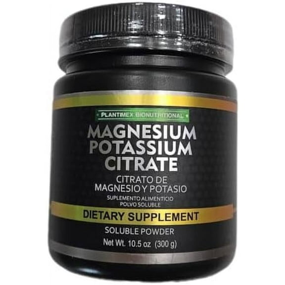 Plantimex Magnesium Potassium Citrate Powder 10.5 oz