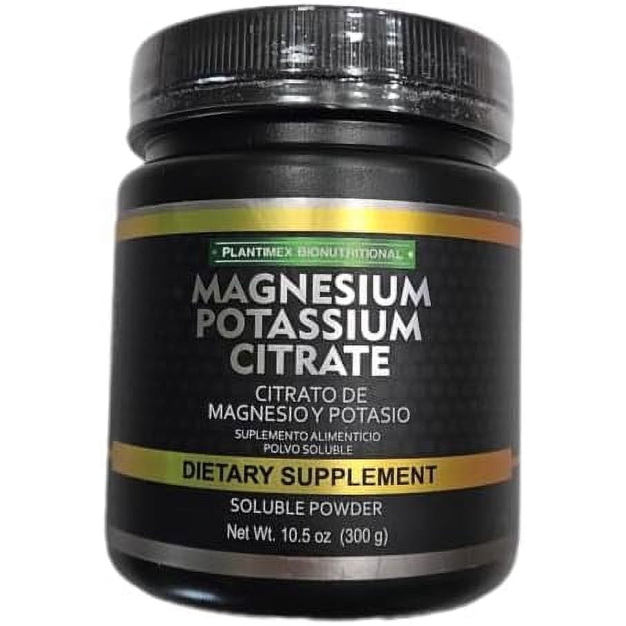 Plantimex Magnesium Potassium Citrate Powder 10.5 oz, 300G