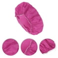 thumbnail image 3 of Unique Bargains 1 Pc Women Convenient Bath Cap for Bathroom Business Travel Rose Red, 3 of 3