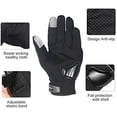 thumbnail image 4 of Guantes de moto hombre mujer niños, guantes de moto transpirables con pantalla táctil, guantes deportivos para motociclismo, camping, scooters y otros deportes JFHHH pequeña, 4 of 5