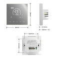 thumbnail image 4 of Electric Floor Heating Wall-Mounted Boiler Temperature Control Panel Thermostat Water Heating, 4 of 8