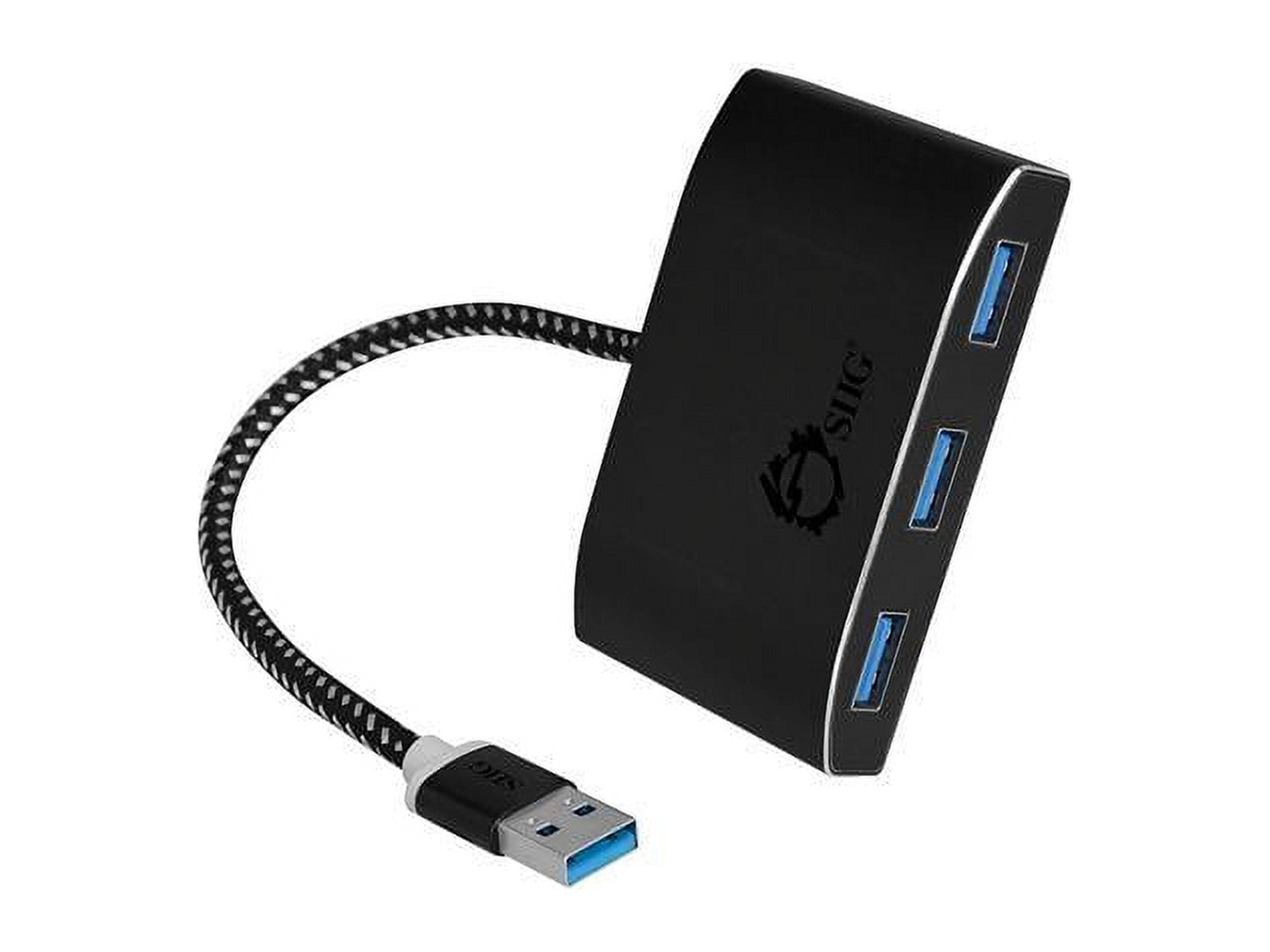 SUPERSPEED USB 3 4PORT POWERED HUB PROVIDES OPTIONAL POWER ADAPTER