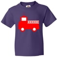 thumbnail image 3 of Inktastic Cute Red Firetruck Youth T-Shirt, 3 of 5
