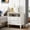 White, variant on Fluted Pilasters and Convenient Charging - Add a Touch of Beauty While Keeping Devices Powered
