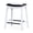 White, variant on Long - lasting Saddle Stool / In Kitchen or Bar Settings / Having Floor Protectors