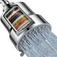 thumbnail image 1 of Cabezal de Regadera Filtrado, Cabezal de Regadera de Alta Presión de 3 Modos con Cartucho de Filtro de Regadera de Agua Dura de 15 Etapas para Eliminar Cloro y Sustancias Nocivos, 1 of 5