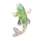 thumbnail image 4 of Figura realista de pez koi de la suerte, miniadorno de resina, escultura creativa de animal. Verde, 4 of 9