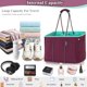 thumbnail image 3 of Bolsa de Playa Tote QOGiR Neopreno Multipropósito Rojo Vino y Menta L, 3 of 8