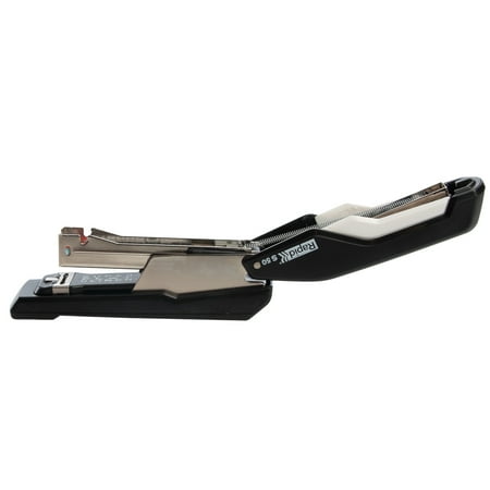 Rapid S50 Super Flat Clinch Stapler 50 Sheet Capacity Home Office Supplies Jam Free Compact Stapler Low Force Stapler