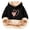 Black, variant on CPNG Girls Fleece Lined Hoodies Heart Print Long Sleeve Hooded Sweatshirts Without Pocket Kids Loose Fit Daily Pullover Sweatshirt