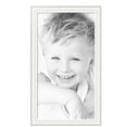 thumbnail image 2 of ArtToFrames 24" x 44" Majestic White Picture Frame, 24x44 inch Silver Wood Poster Frame (WOM-5198),  Pack, 2 of 7