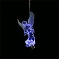 thumbnail image 4 of Plastic LED Lit Christmas Tree Hanging Ornaments Glowing Christmas Decorations christmas wall hangs, 4 of 8