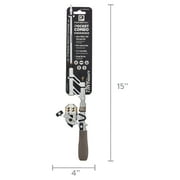 ProFISHiency Tiny Pocket Combo 14.5 Inch Fiberglass Spincast Fishing Rod and Reel