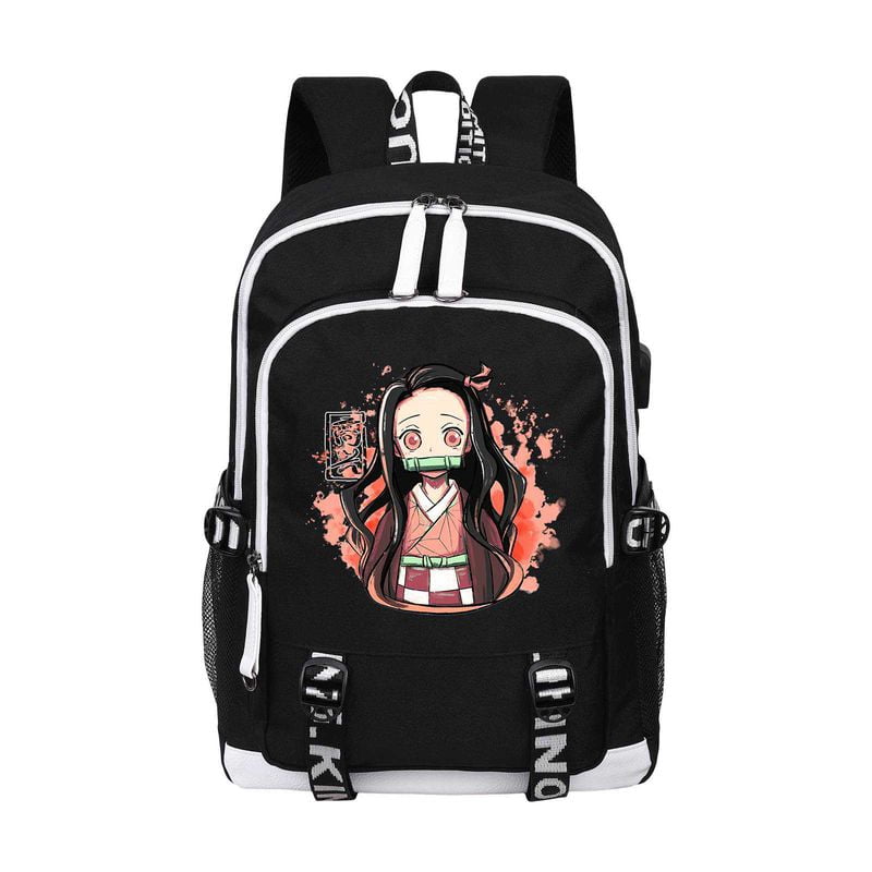 Demon Slayer Anime Print Backpack 