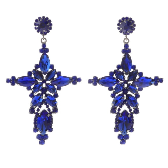 Large Chandelier Rhinestone Earring