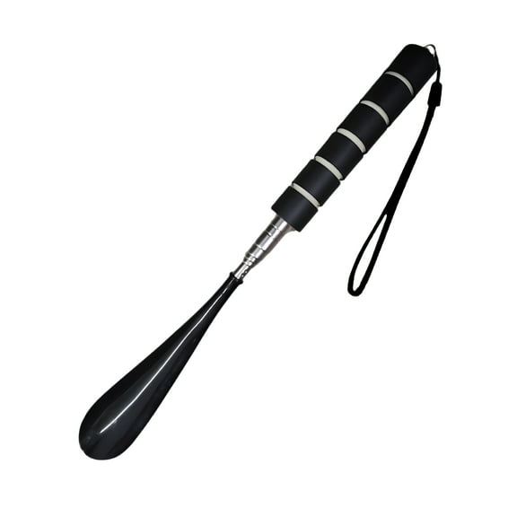 FACEGA Shoe Horn, Adjustable Stainless Steel Shoe Horn with Comfortable Handle, Shoe Helper for Boots and Cowboy Boots, Shoe Spoon for Men Women Kids