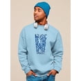 thumbnail image 2 of Music Is A Healing Force Sweatshirt Men -Smartprints Designs, Male Medium, 2 of 4