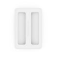 thumbnail image 1 of Nvzi Juego de 2 piezas de color liso para utensilios de cocina, tapa antipolvo para tostadora, tapa superior de silicona para tostadora, 15,8 * 10,5 cm (blanco), 1 of 5