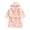 Multicolor, variant on VNKIDY Girls Coat Autumn Winter Baby Thermal Cartoon Pattern Plush Hooded Homewear Robe With Belted Waist Front Pockets For Home Wear Leisure Outerwear