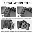 thumbnail image 4 of Camera Semiconductor Camera Cooling Fan External Cooling System Temperature Control Quiet for A7M4 A7S3 A7C A7C2 ZV-E10 ZV-E1 XT4 R5 R6 R7 Live Broadcast, 4 of 7
