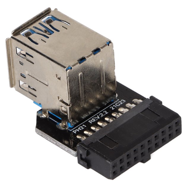 Convertidor USB, Adaptador USB de 20 pines a Adaptador de computadora Convertidor USB de computadora Los mejores materiales