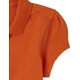 thumbnail image 3 of The Children's Place Girls' Short Sleeve Ruffle Pique Polo, 3 of 3