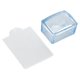 thumbnail image 4 of Sello de silicona ANGGREK Nail Art Stamper fuerte capacidad de adsorción fácil de limpiar Visible para manicura francesa simple, 4 of 8