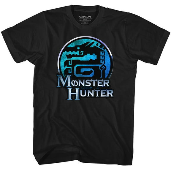 Monster Hunter Dragon Black Adult T-Shirt