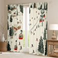 thumbnail image 2 of Feelyou Skiing Boy Black Out Curtains, Outdoor Sports Curtains Pack of 2 (42x63 Each), 2 of 6