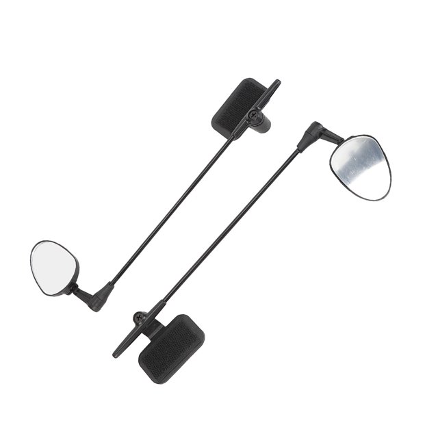 Helmet Rearview Mirror, 360 Adjustable Scratch Resistance Anti Impact Bike Helmet Mirror 1 Pair Clear Vision for Mountain Bike