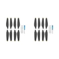 thumbnail image 1 of Sidaley 4 pares de hélices de Dron, hélices de plástico para PC, avión de juguete, piezas de repuesto para Mini 3 Pro Type1 NO1, 1 of 6