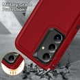 thumbnail image 4 of Allytech Galaxy S24 Ultra Case with 1 Pcs Screen Protector, HD Clear Tempered Glass Screen Protector, Military Grade Shockproof Anti-Scratch Phone Case Cover for Samsung Galaxy S24 Ultra 6.8", Red, 4 of 7