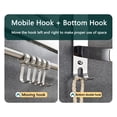 thumbnail image 3 of Kalageen Rust Resistant Hooks Towel Racks for Bathroom, Silver, 3 of 7