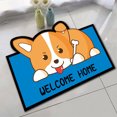 thumbnail image 4 of Fiudx Ofertas del día Alfombra de baño alfombra de goma para evitar resbalones, secado rápido, alta absorción de agua, fina alfombra de baño adecuada para usar debajo de puertas lavables, 4 of 6