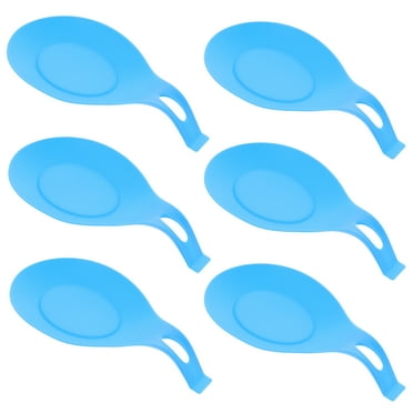 6 Pcs Silicone Utensil Holder Dinner Scoop Rest Spoon Accessories