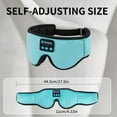 thumbnail image 3 of SYPVRY Bluetooth Sleep Mask With Music For Sleeping Airplane Travel Light Blocking Wireless Headphones, 3 of 8