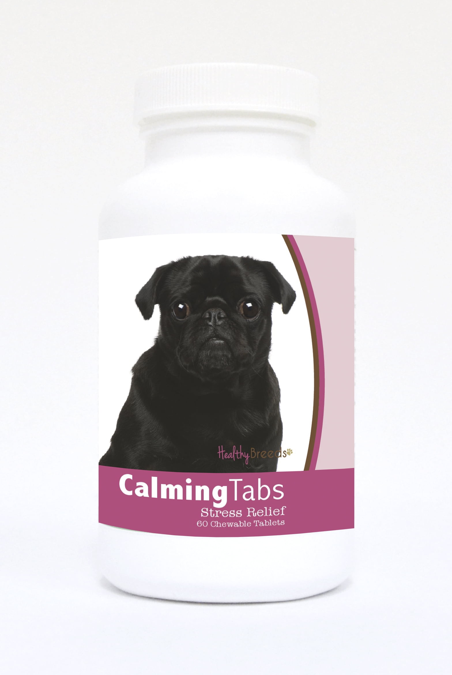 Healthy Breeds Dog Natural Calming Support Supplement for Pug, Stress