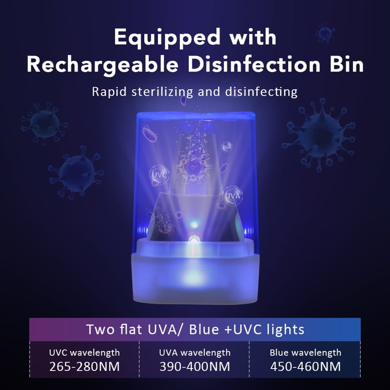 2025 Nose Device, Rechargeable Portable Rhinitis Phototherapy Device, Itchy Nose Relief Device Provides Rapid And Effective Sterilization, Easy Cleaning and Maintenance
